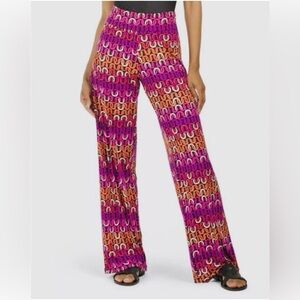NWT TRINA TURK ECHO CHAIN MULTI-COLORED PRINT COVER UP SWIM PANTS